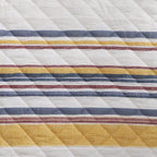 Mystic Stripe Cotton Gauze Swatch Merlot Swatch