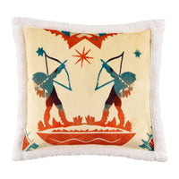 Arizona Campfire Sherpa Pillow Pillow