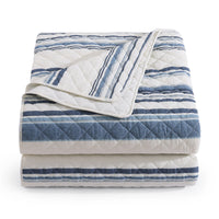 Mystic Stripe Cotton Gauze Quilt Quilt