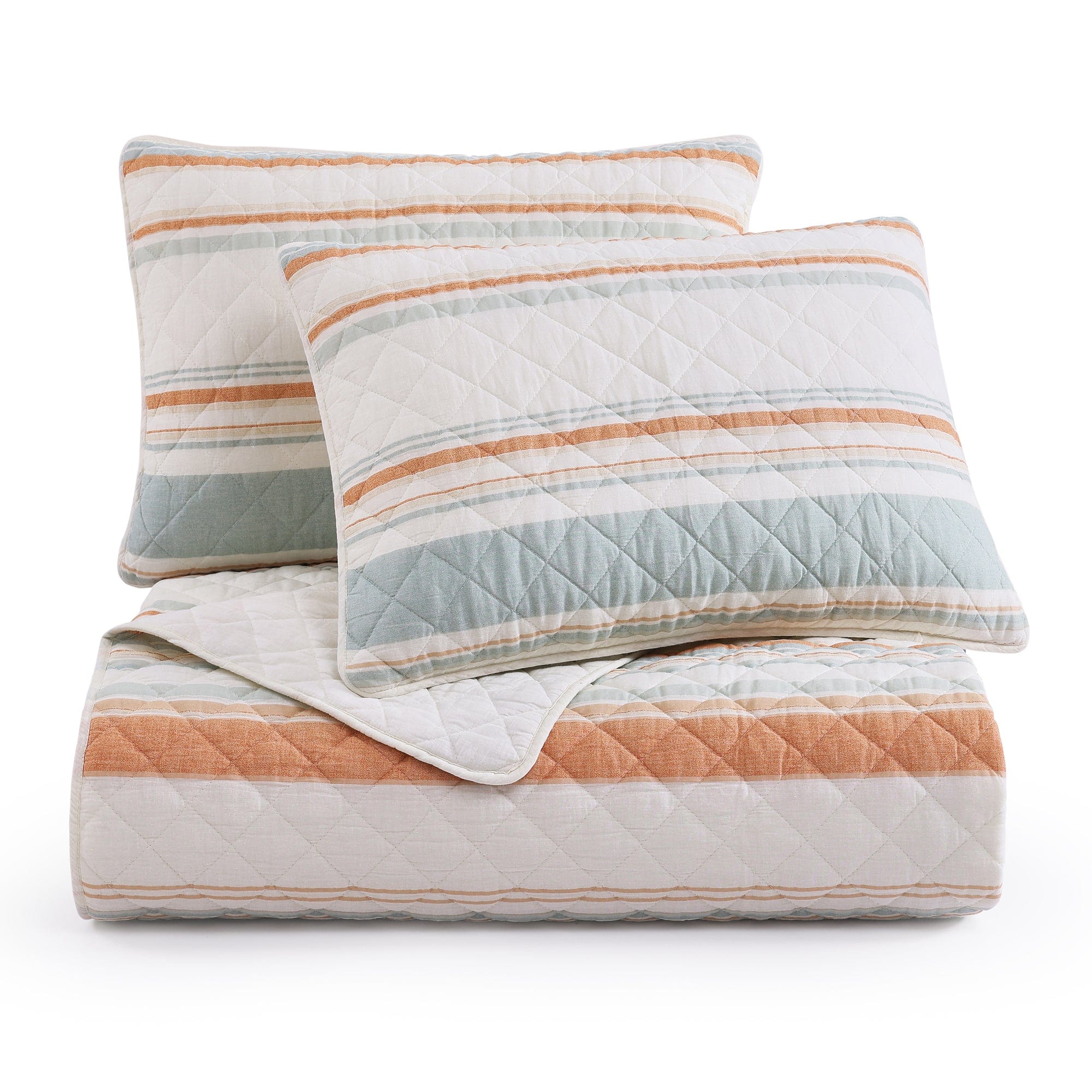 Mystic Stripe Cotton Gauze Quilt Quilt