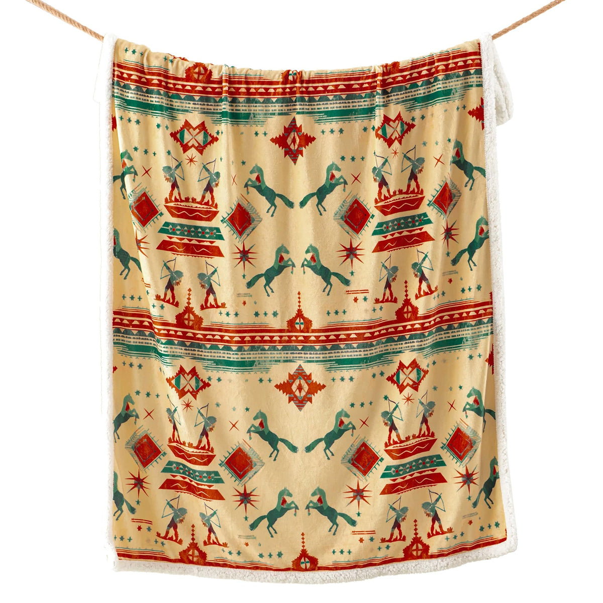 Arizona Campfire Sherpa Throw Throw