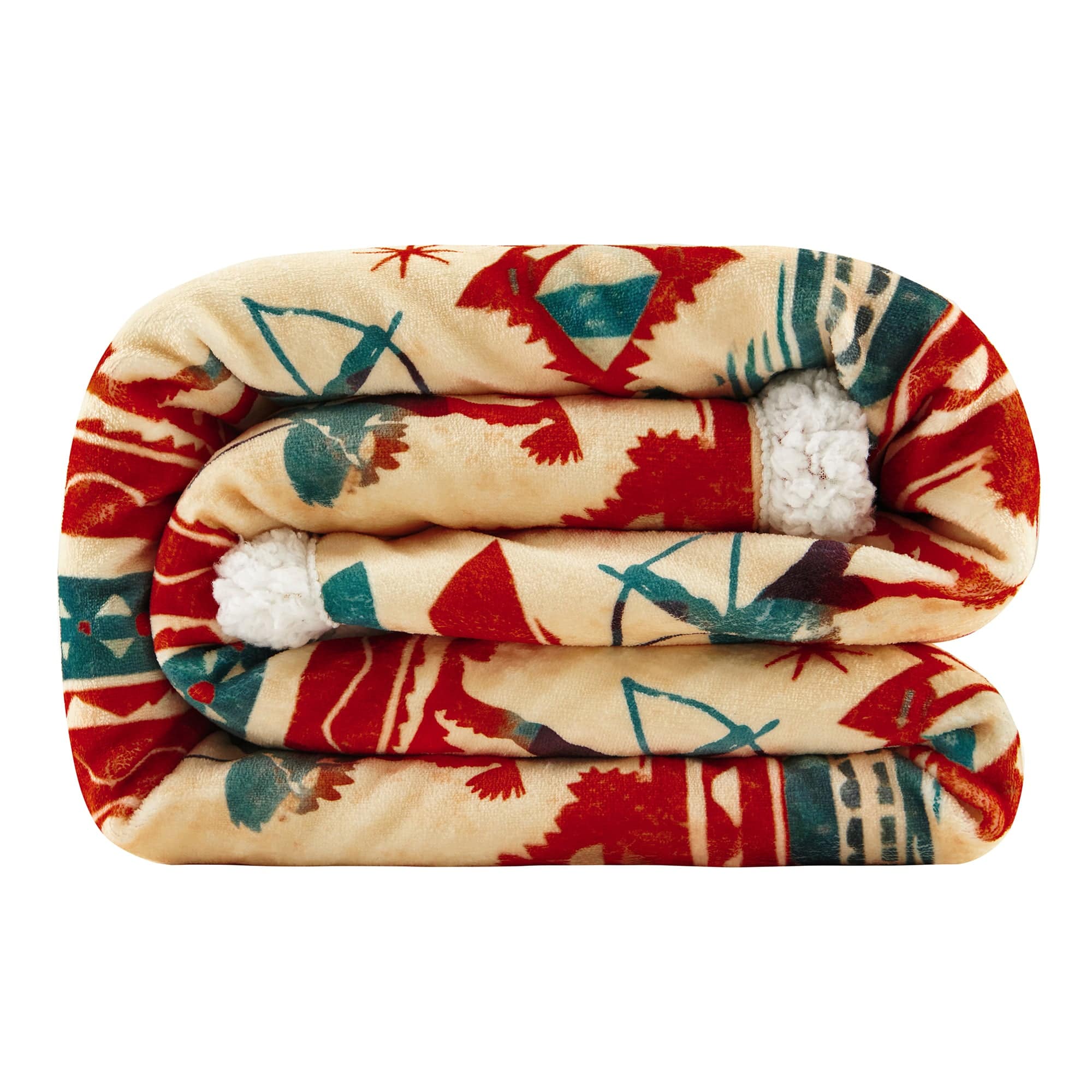 Arizona Campfire Sherpa Throw Throw