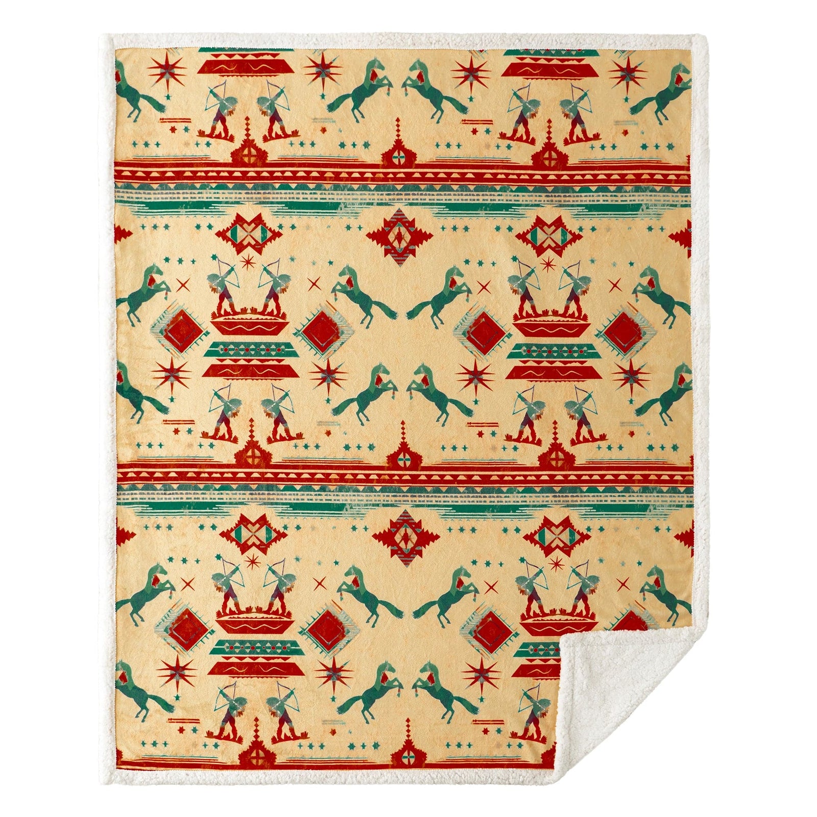 Arizona Campfire Sherpa Throw Throw