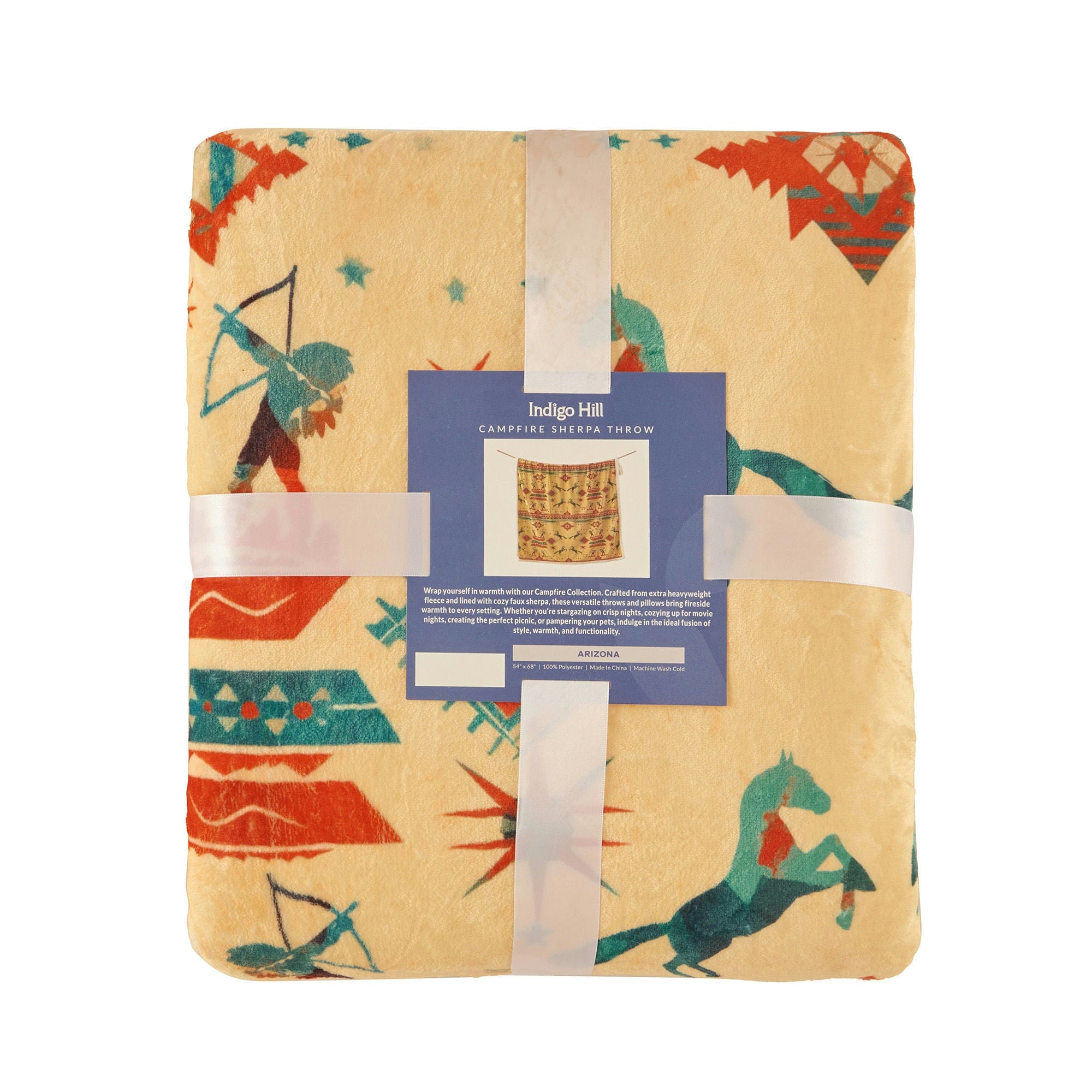 Arizona Campfire Sherpa Throw Throw