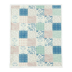 Patchwork Paisley Campfire Sherpa Throw Throw