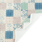 Patchwork Paisley Campfire Sherpa Throw Throw