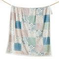 Patchwork Paisley Campfire Sherpa Throw Throw