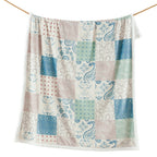 Patchwork Paisley Campfire Sherpa Throw Throw