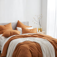 100% French Flax Linen Duvet Cover Set