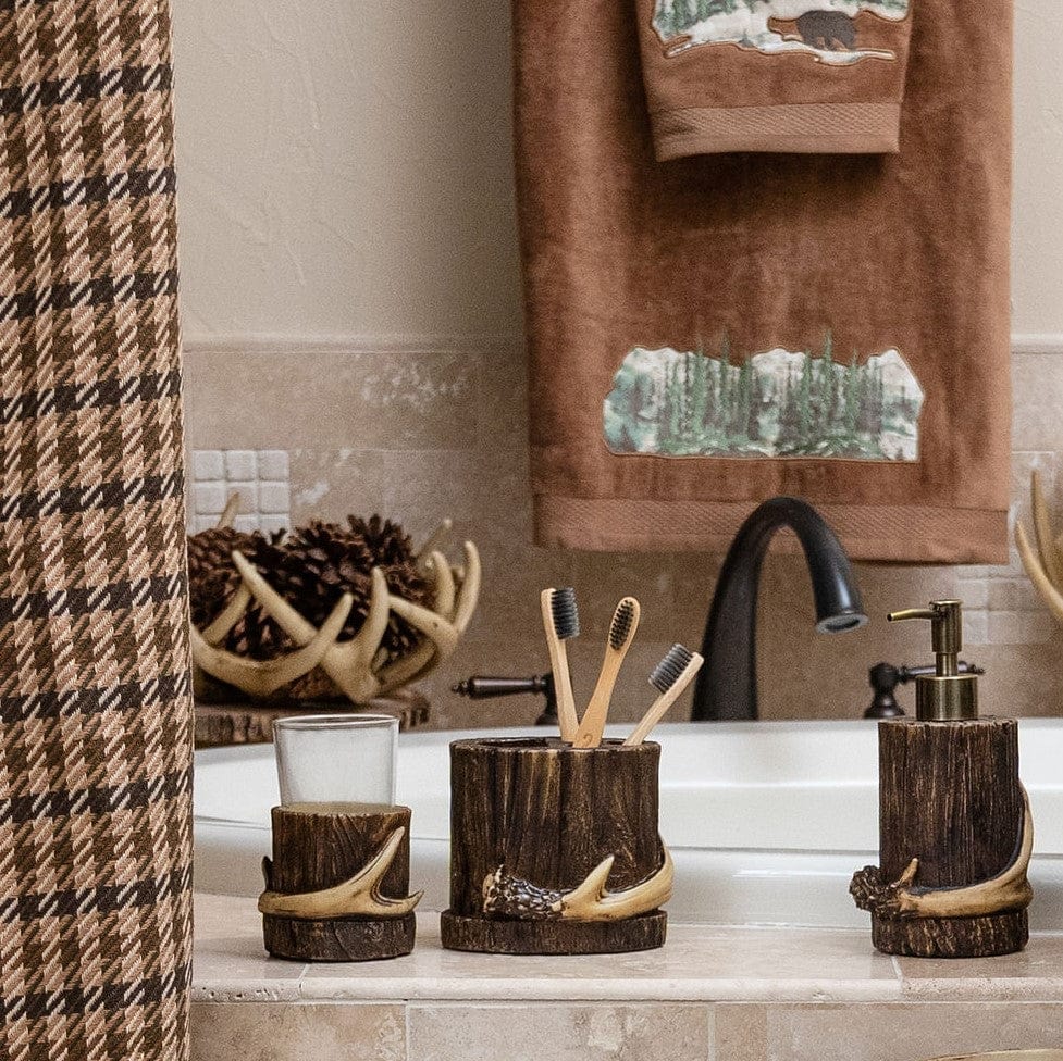 Antler Lotion Dispenser Bath Accessory
