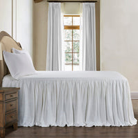 Luna Washed Linen Bedspread Set Bedspread