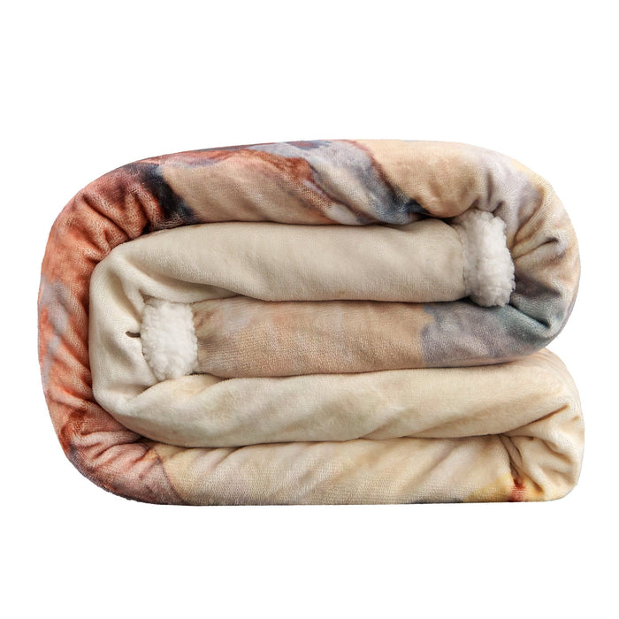 Buster Campfire Sherpa Throw, 6 MOQ