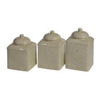 Savannah 3PC Canister Set Taupe Canister