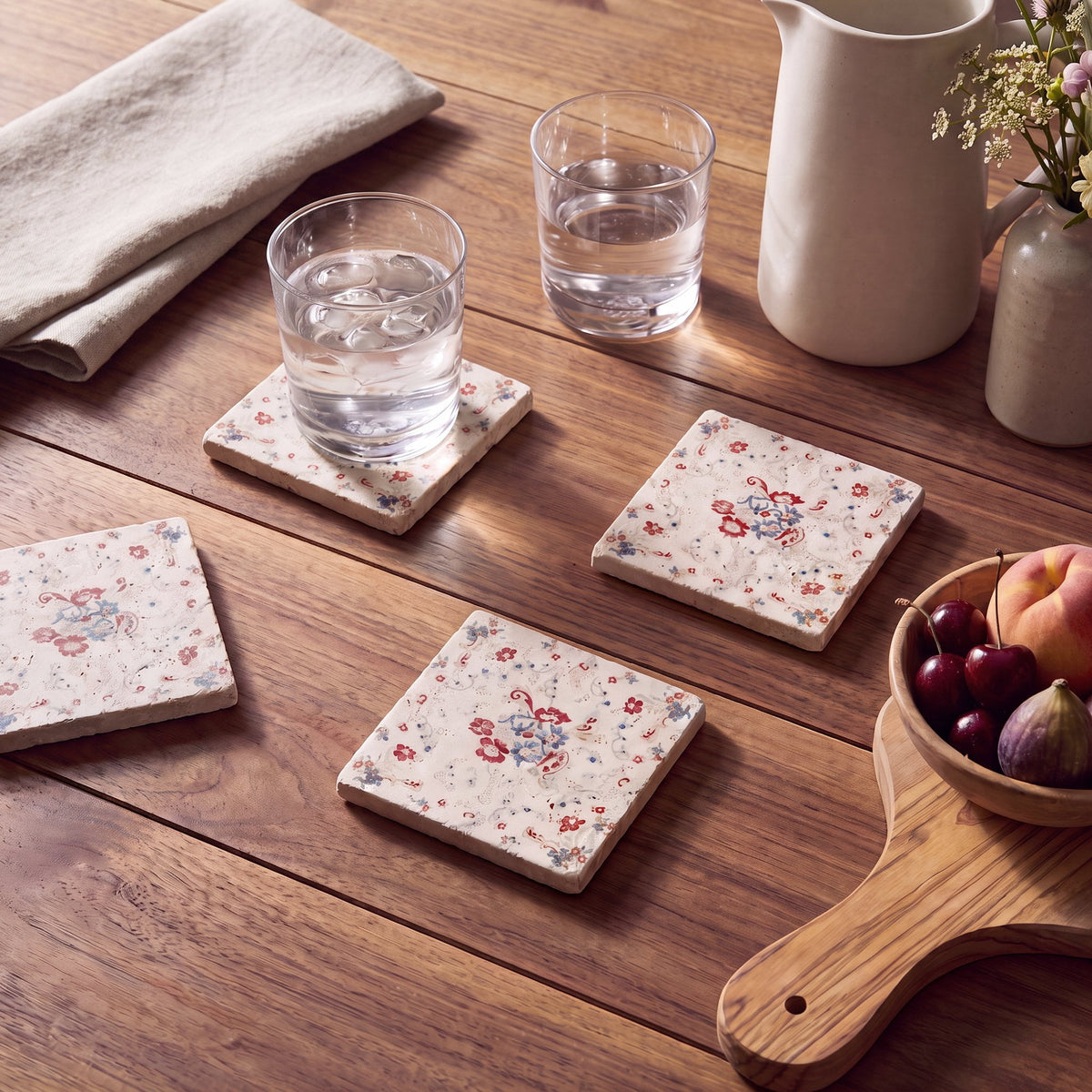 Patchwork Bandana Coaster, Set of 4 Coaster