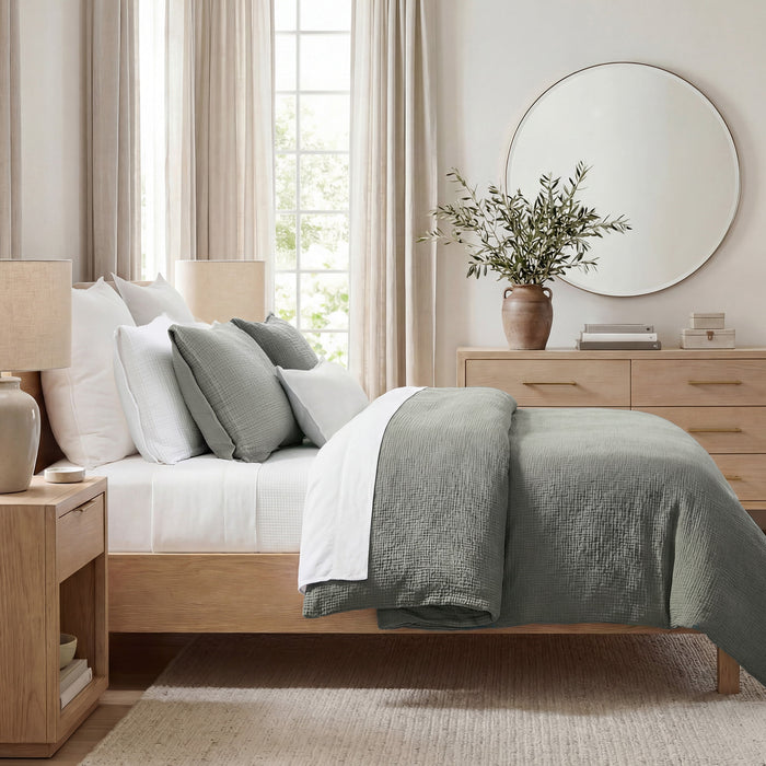 Cotton Voile Comforter Set Comforter Set / Twin / Sage Comforter