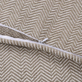 Chenille Herringbone Bedding Set Comforter / Duvet Cover