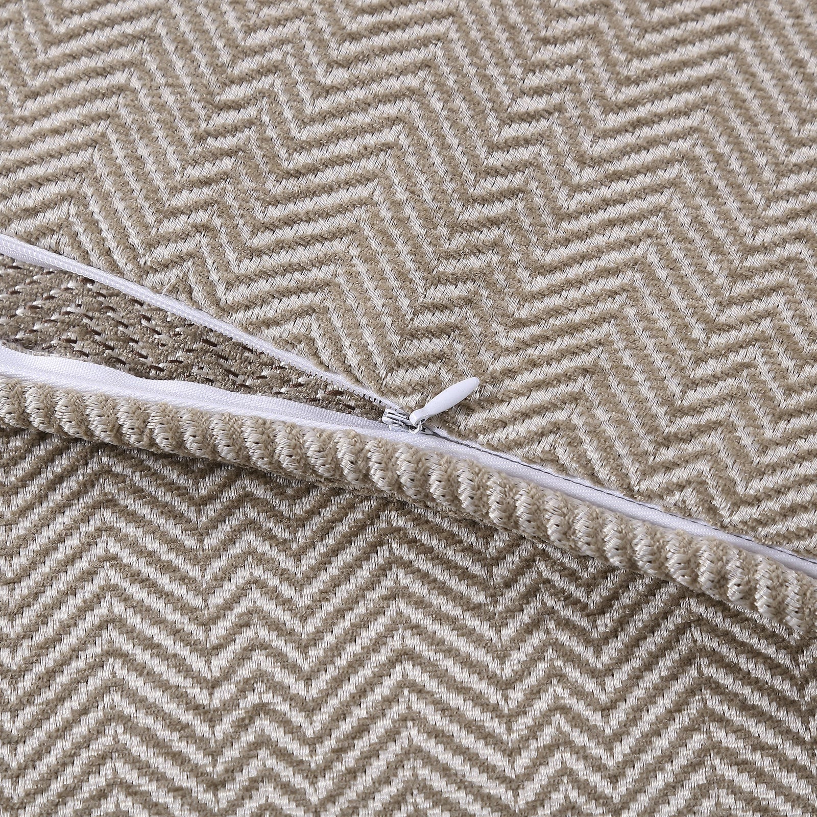 Chenille Herringbone Bedding Set Comforter / Duvet Cover