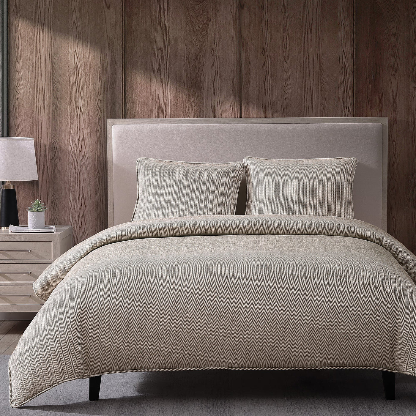 Chenille Herringbone Bedding Set | Paseo Road by HiEnd Accents