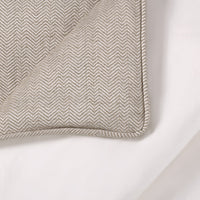 Chenille Herringbone Bedding Set Comforter / Duvet Cover