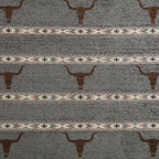 Chisholm Longhorn Chenille Jacquard Bedding Set Comforter / Duvet Cover