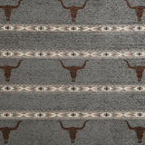 Chisholm Longhorn Chenille Jacquard Bedding Set Comforter / Duvet Cover