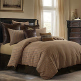 Clifton Woven Twill Plaid Bedding Set Comforter / Duvet Cover