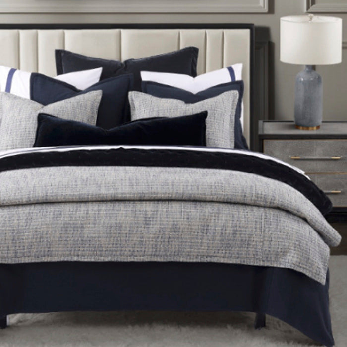Tweed Bedding Set Comforter Set / Twin / Blue Comforter / Duvet Cover