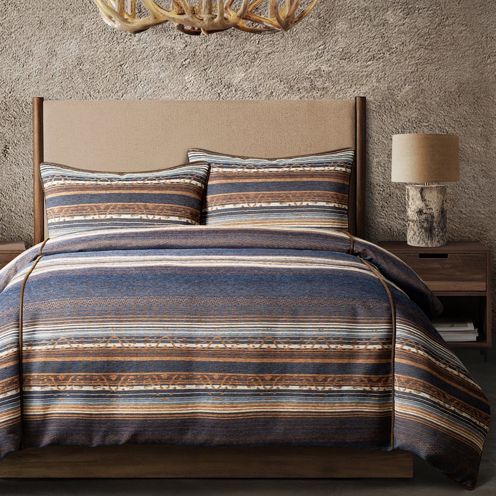 Estes Chenille Bedding Set Comforter / Duvet Cover