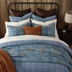Lee Western Washed Denim Bedding Set Comforter / Duvet Cover