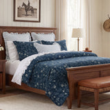 Mayfair Western Floral Toss Bedding Set Comforter / Duvet Cover