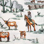 Ranch Life Reversible Bedding Set Comforter / Duvet Cover