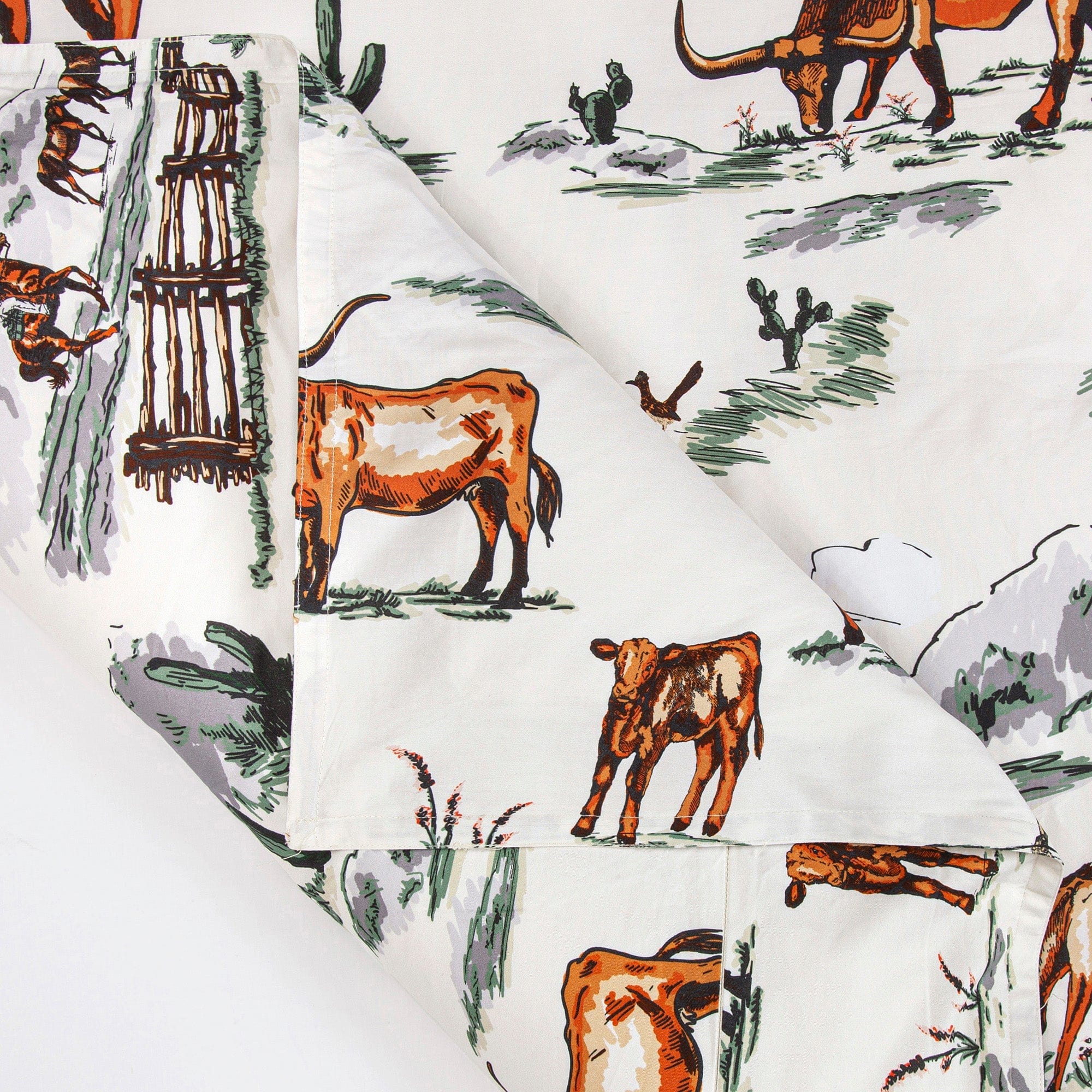 Ranch Life Reversible Bedding Set Comforter / Duvet Cover