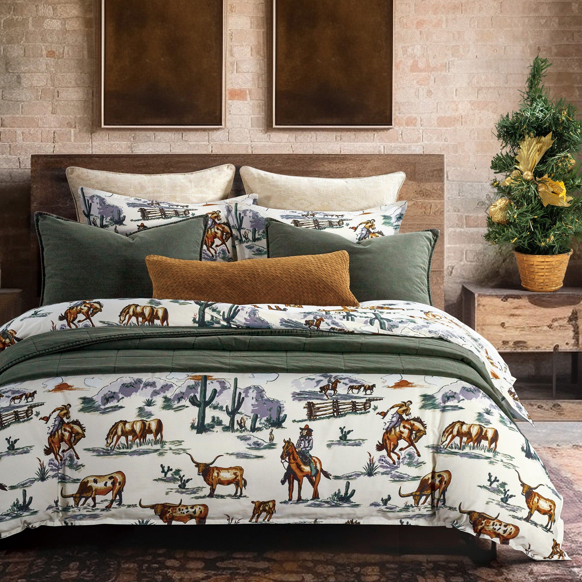 HiEnd Accents Ranch Life Reversible Comforter Set