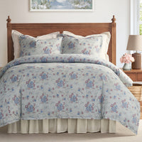 Rosabel Washed Denim Bedding Set Comforter / Duvet Cover