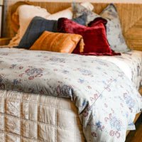 Rosabel Washed Denim Bedding Set Comforter / Duvet Cover