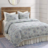 Rosabel Washed Denim Bedding Set Comforter / Duvet Cover