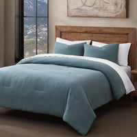 Cotton Voile Comforter Set Twin / Storm Blue Comforter