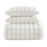 Cottontail Faux Fur Comforter Set Twin / White Comforter