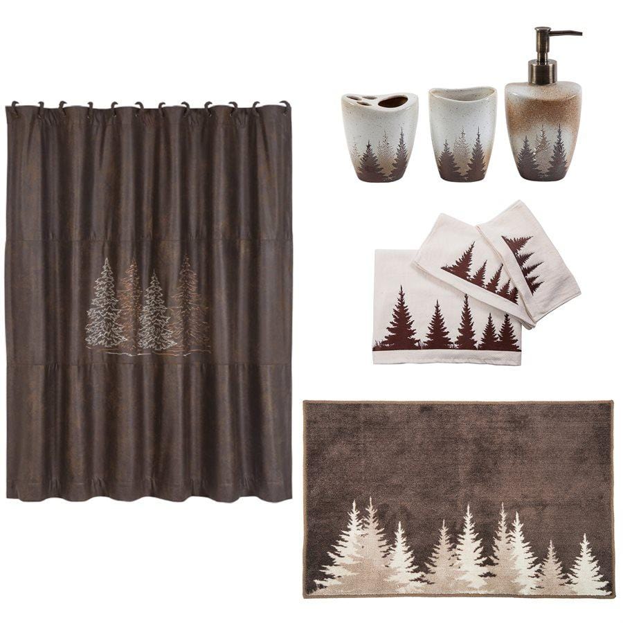 Clearwater Pines 8PC Bathroom Set Complete Bathroom Sets