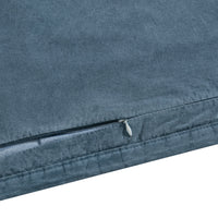 Cotton Canvas Box Stitch Coverlet Set Coverlet