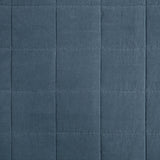 Cotton Canvas Box Stitch Coverlet Set Coverlet