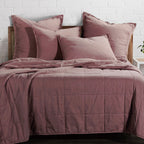 Stonewashed Cotton Canvas Coverlet Coverlet Set / Twin / Sarsaparilla Coverlet