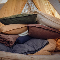 Stonewashed Cotton Canvas Coverlet Coverlet