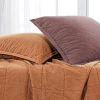 Stonewashed Cotton Canvas Coverlet Coverlet