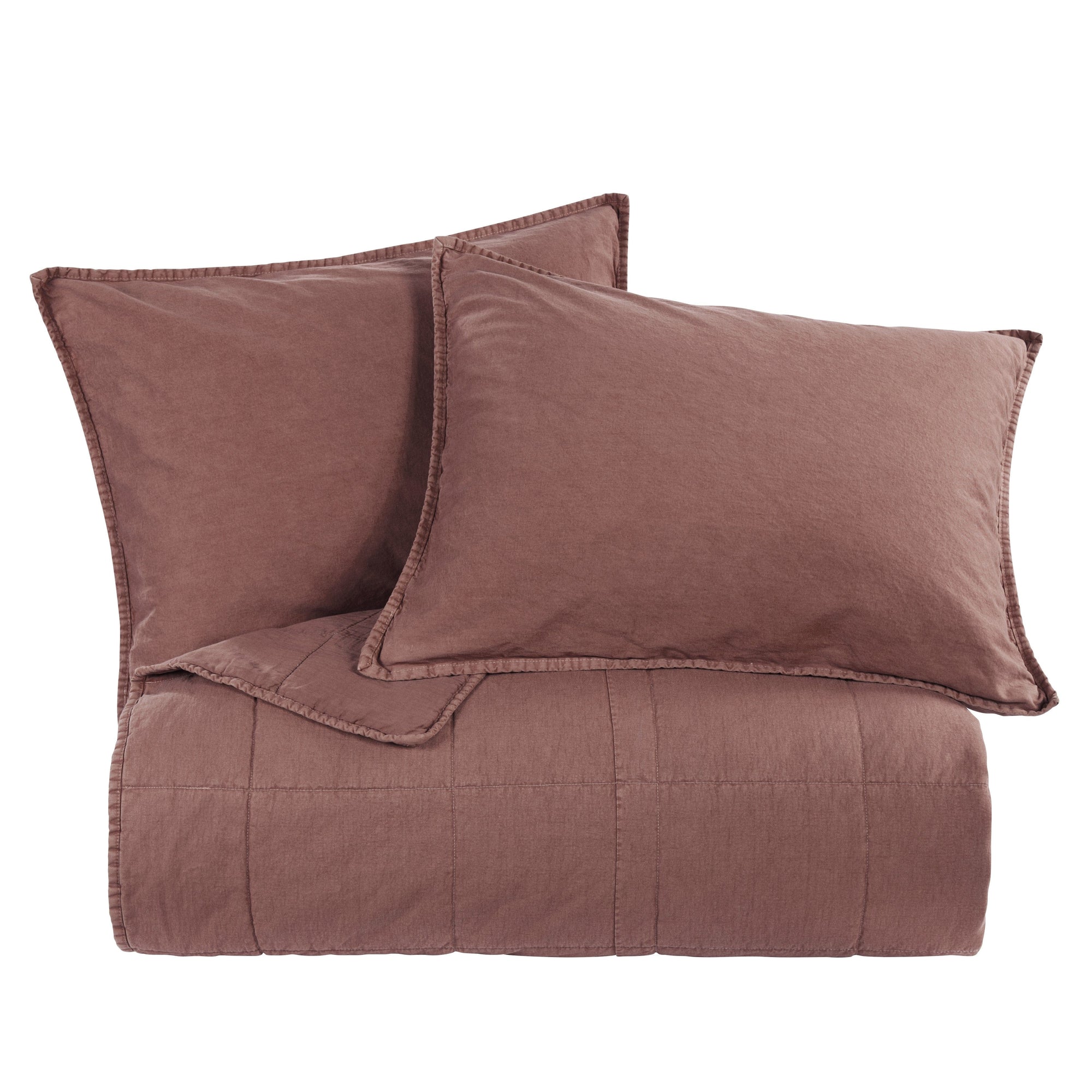 Stonewashed Cotton Canvas Coverlet Coverlet