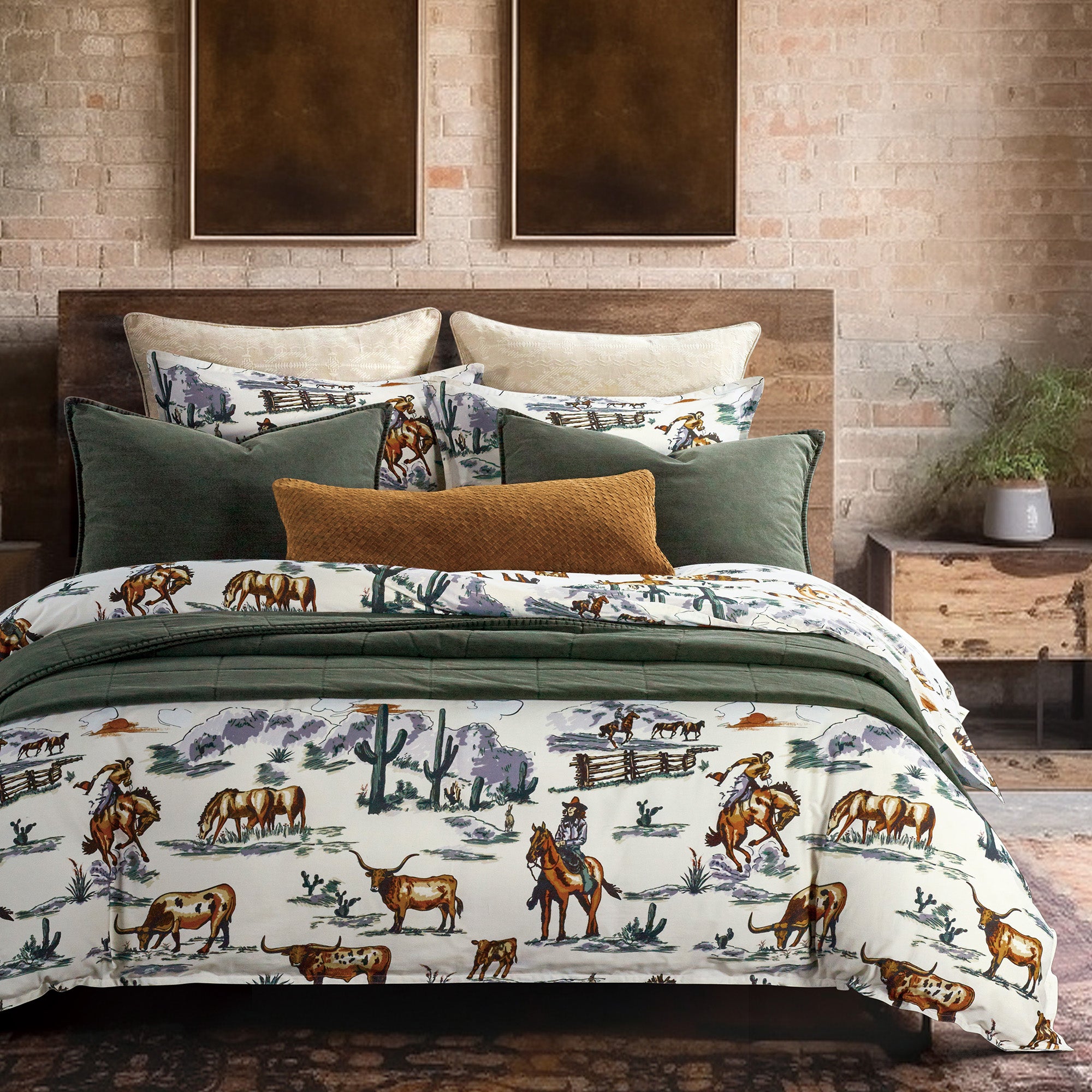 Stonewashed Cotton Canvas Coverlet Coverlet