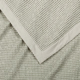 Stonewashed Cotton Waffle Weave Coverlet Coverlet