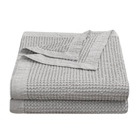 Waffle Weave Cotton Coverlet Coverlet