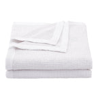 Waffle Weave Cotton Coverlet Coverlet