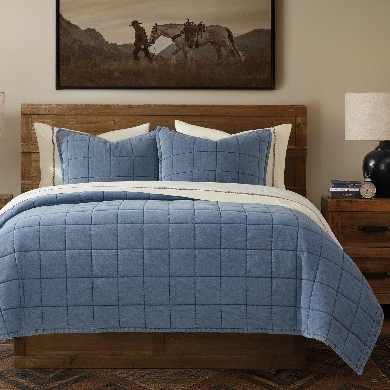 Denim Quilt Set